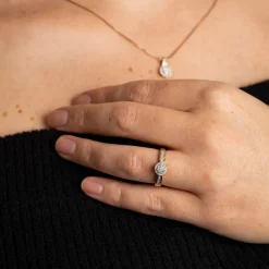 NC Christophersen – Ring i gult gull med diamanter