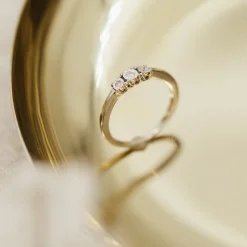 NC Christophersen – Ring i hvitt gull med diamanter