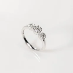 NC Christophersen – Ring i hvitt gull med diamanter