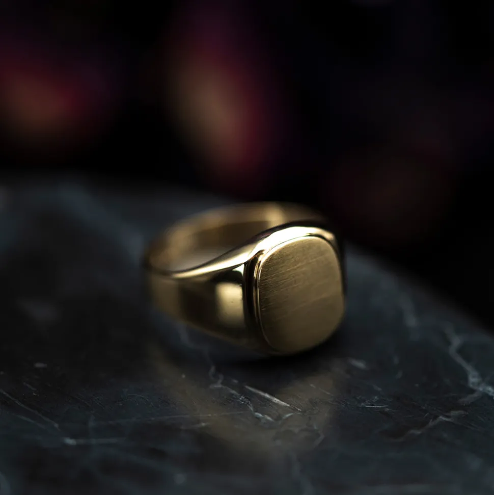 NC Christophersen – Ring i gult gull