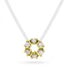 NC Christophersen – Sirkel anheng i gult gull med diamanter – 0,12 ct TW/SI