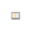 Nomination – COMPOSABLE Classic LETTERS in stainless steel with 18k gold I