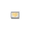 Nomination – COMPOSABLE Classic LOVE in stainless steel with 18k gold (18_Heart with puzzle)