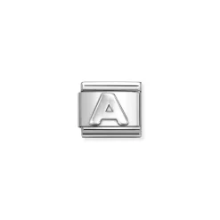 Nomination – COMPOSABLE CLASSIC OXIDIZED LETTERS IN STEEL AND 925 STERLING SILVER (01_A)