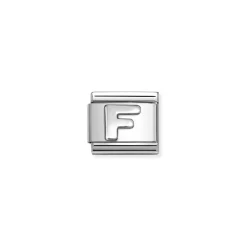 Nomination – COMPOSABLE CLASSIC OXIDIZED LETTERS IN STEEL AND 925 STERLING SILVER (06_F)