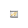 Nomination – COMPOSABLE Classic MUSIC in stainless steel with 18k gold Musical Note