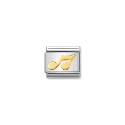 Nomination – COMPOSABLE Classic MUSIC in stainless steel with 18k gold Musical Note