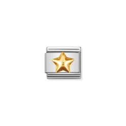 Nomination – COMPOSABLE Classic FUN in stainless steel with 18k gold Raised star