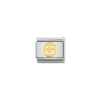 Nomination – COMPOSABLE Classic FUN in stainless steel with 18k gold Smile