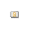 Nomination – COMPOSABLE Classic RELIEF AUSTRIA SYMBOLS in stainless steel with 18k gold Vienna Giant ferris wheel