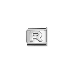 Nomination – COMPOSABLE CLASSIC OXIDIZED LETTERS IN STEEL AND 925 STERLING SILVER (18_R)