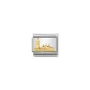 Nomination – COMPOSABLE CLASSIC RELIEF MONUMETS IN STAINLESS STEEL WITH 18K GOLD (39_ST, MARK S)