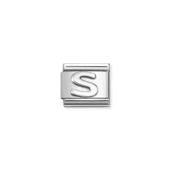 Nomination – COMPOSABLE CLASSIC OXIDIZED LETTERS IN STEEL AND 925 STERLING SILVER (19_S)