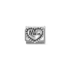 Nomination – COMPOSABLE CLASSIC OXIDIZED SYMBOLS IN ST,STEEL AND 925 STERLING SILVER (80_HEART WITH DOTS MUM)