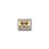 Nomination – COMPOSABLE CLASSIC PLATES (IC) IN STEEL AND 18K GOLD (64_FITNESS)