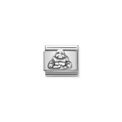 Nomination – Composable Classic OXIDIZED SYMBOLS in st.steel and 925 sterling silver Buddha