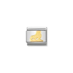 Nomination – COMPOSABLE Classic SPORTS in stainless steel with 18k gold (01_Ice skate)