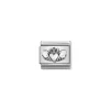 Nomination – Composable Classic OXIDIZED SYMBOLS in st.steel and 925 sterling silver Claddagh