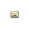 Nomination – Composable Classic PLATES (IC) in steel, enamel and 18k gold (09_Party GLITTER)