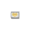 Nomination – Composable Classic SYMBOLS and steel and 18k gold (39_Granny heart)