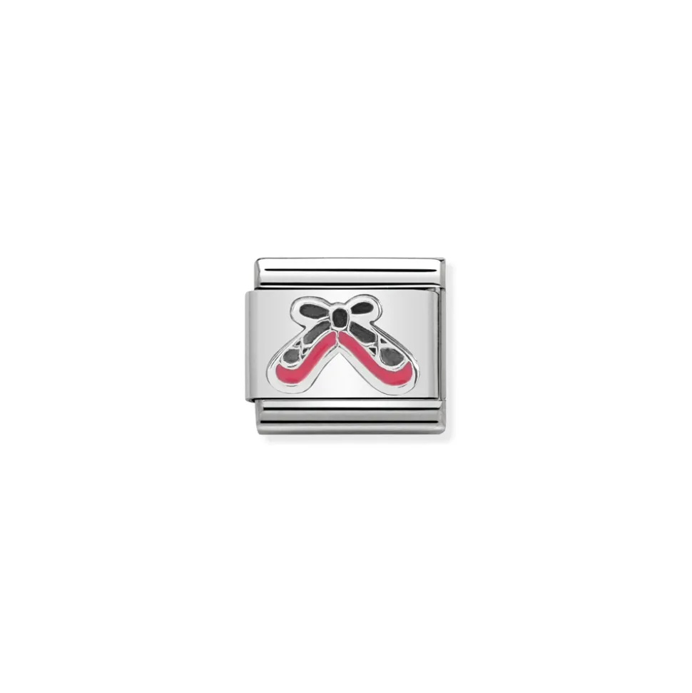 Nomination – Composable Classic SYMBOLS in stainless steel , enamel and 925 sterling silver Ballet shoes