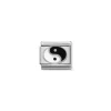 Nomination – Composable Classic SYMBOLS in stainless steel , enamel and 925 sterling silver Ying Yang