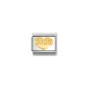 Nomination – COMPOSABLE CLASSIC SYMBOLS STEEL AND 18K GOLD (58_HEART 2025)