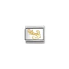 Nomination – Composable Classic SYMBOLS steel and 18k gold (62_NEW Anchor)