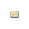Nomination – Composable Classic SYMBOLS steel and 18k gold Heart 2024