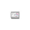 Nomination – Composable Classic SYMBOLS in stainless steel, enamel and 925 sterling silver (19_Easter bunny)