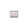 Nomination – Composable Classic SYMBOLS in stainless steel, enamel and 925 sterling silver Pig with wings