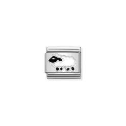 Nomination – Composable Classic SYMBOLS in stainless steel, enamel and 925 sterling silver Sheep