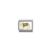 Nomination – Composable Classic SYMBOLS steel, enamel and 18k gold (81_Mum bear PINK)