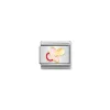 Nomination – Composable Classic SYMBOLS steel, enamel and 18k gold New pink pacifier