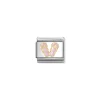 Nomination – Composable Classic SYMBOLS steel, enamel and 18k gold (89_Pink and white flip flops)