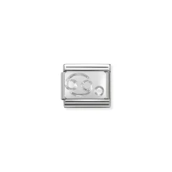 Nomination – Composable Classic ZODIAC stainless steel, Cub. zirc and 925 sterling silver Cancer