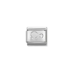 Nomination – Composable Classic ZODIAC stainless steel, Cub. zirc and 925 sterling silver Leo