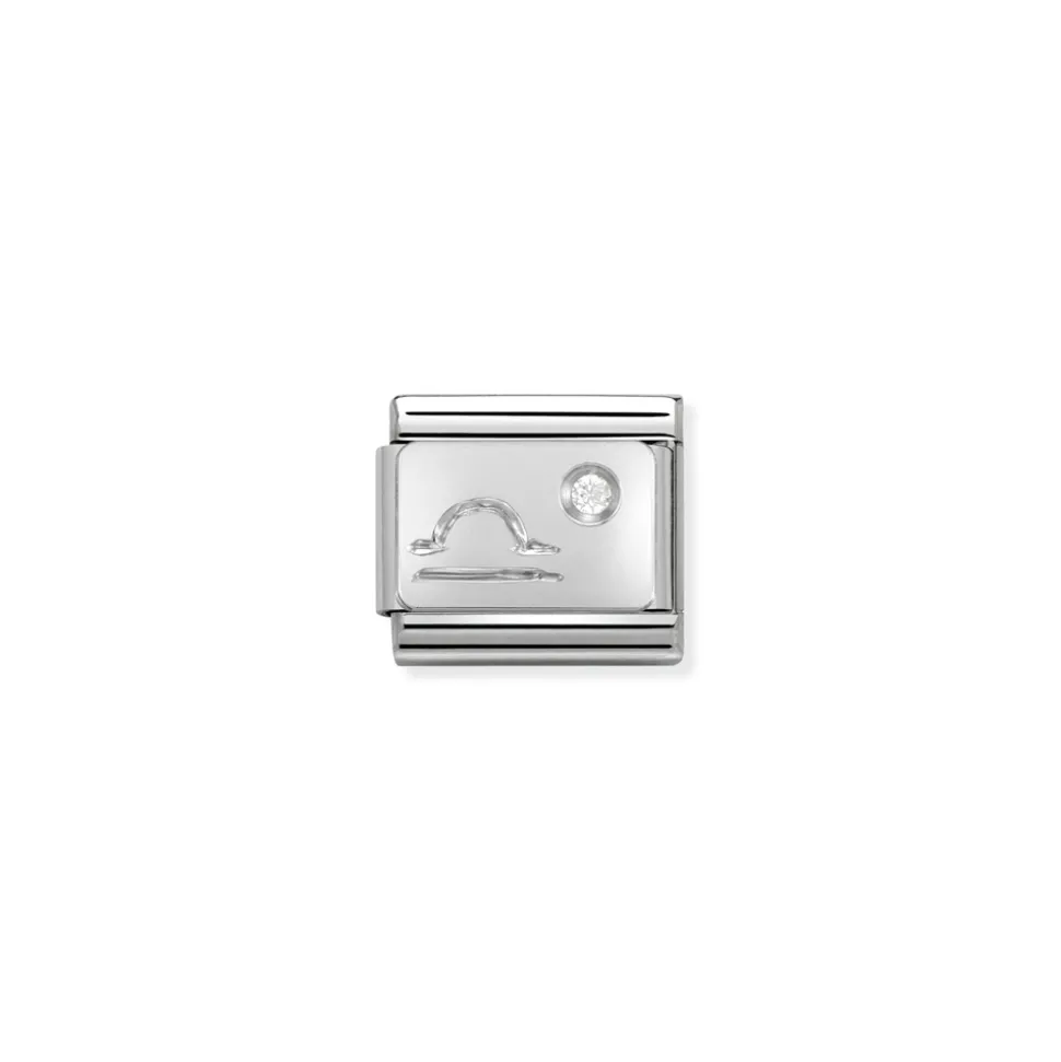 Nomination – Composable Classic ZODIAC stainless steel, Cub. zirc and 925 sterling silver Libra