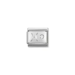 Nomination – Composable Classic ZODIAC stainless steel, Cub. zirc and 925 sterling silver Pisces