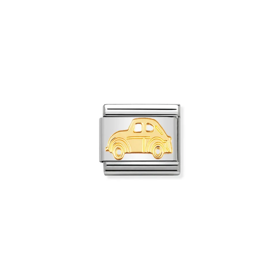 Nomination – COMPOSABLE Classic TECH in stainless steel with 18k gold (05_Car)