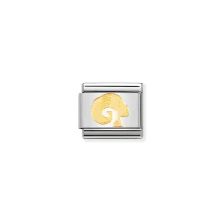 Nomination – COMPOSABLE Classic ZODIAC in stainless steel with 18k gold Aries