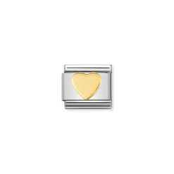 Nomination – COMPOSABLE Classic LOVE in stainless steel with 18k gold Heart