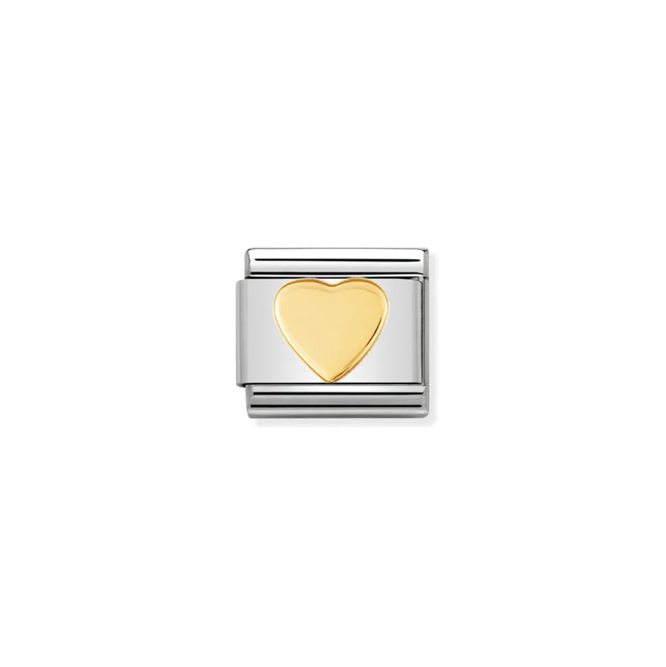 Nomination – COMPOSABLE Classic LOVE in stainless steel with 18k gold Heart