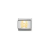 Nomination – COMPOSABLE Classic ZODIAC in stainless steel with 18k gold Gemini