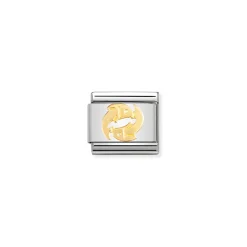Nomination – COMPOSABLE Classic ZODIAC in stainless steel with 18k gold Pisces