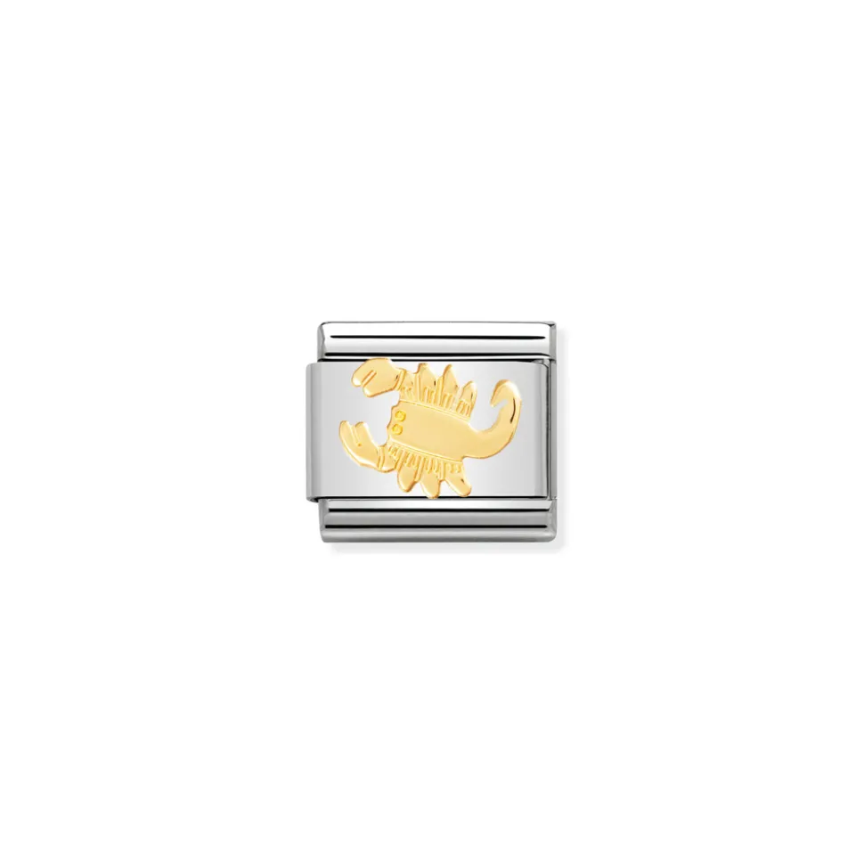 Nomination – COMPOSABLE Classic ZODIAC in stainless steel with 18k gold Scorpio