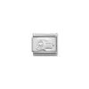 Nomination – Composable CL symbols stainless steel , 925 sterling silver, and Cubic zirconia Hand of Fatima