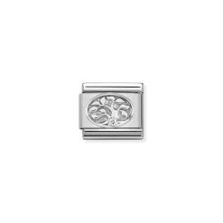 Nomination – COMPOSABLE CL SYMBOLS STAINLESS STEEL , 925 STERLING SILVER, AND CUBIC ZIRCONIA (10_TREE OF LIFE)