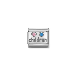 Nomination – Composable CL SYMBOLS steel , Cubic zirconia and 925 sterling silver CHILDREN