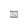 Nomination – Composable Classic ALPHABETH stainless steel, Cub. zirc and 925 sterling silver C